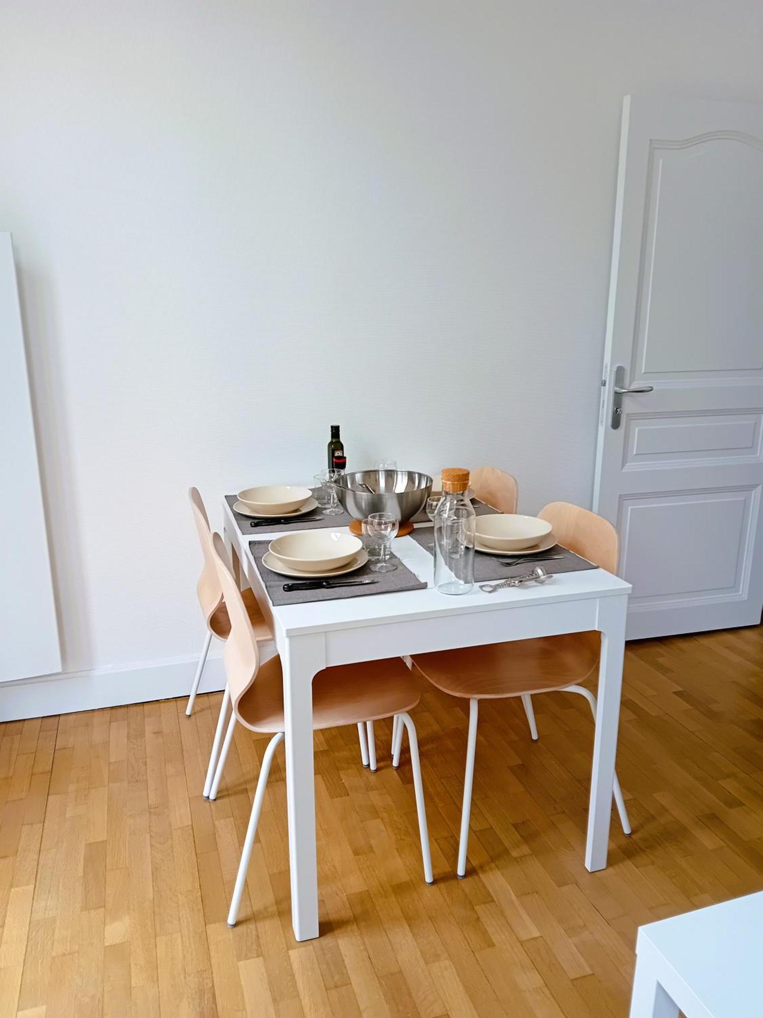 102 - Appart Renove Avec Grand Salon Et 1 Chambre - Tram Et Clinique Mutualiste A 1 Min 格勒诺布尔 外观 照片