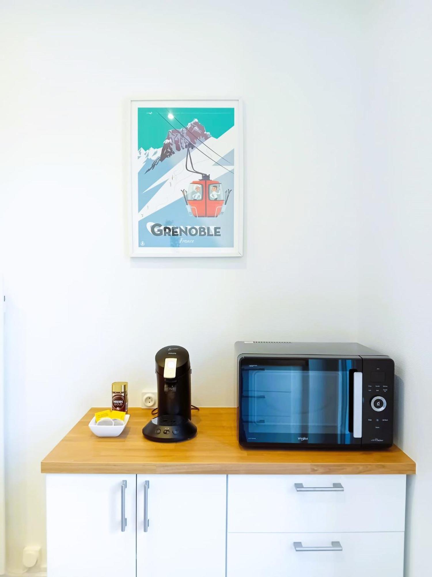 102 - Appart Renove Avec Grand Salon Et 1 Chambre - Tram Et Clinique Mutualiste A 1 Min 格勒诺布尔 外观 照片